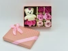 6 color boxes with bear gifts, single soap flowers, wholesale soap flowers, Qixi Festival Valentine's Day gifts, eternal flowers, single roses details Picture